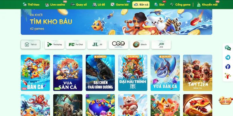 Sảnh game bắn cá  tại Lu88